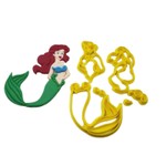 Cortador Ariel Pequena Sereia para Decorar Princesas Disney