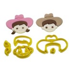 Kit Cortador Cowboy E Cowgirl Country