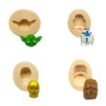 Molde de Silicone Star Wars Escolha 1 Un