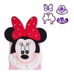 Cortador Rosto da Minnie Grande 12cm