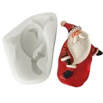 Molde de Silicone Natal - Papai Noel Mago Mod 2