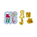 Kit Cortadores de Natal 3cm 4 Un