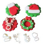 Kit Cortadores de Natal 3,5cm 4 Un