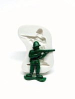 Molde de Silicone Soldado Soldadinho Para Decorar Exercito Mod 3