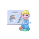 Molde de Silicone Princesa Cinderela Grande