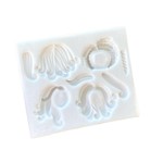 Molde de Silicone Mechas de Cabelos Universal 8 Cav