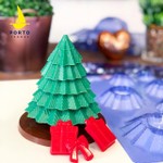 Forma Arvore de Natal 3D Para Decorar Natal