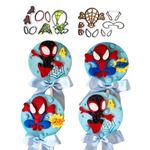 Kit Cortador Homem Aranha Spidey e Miles Morales 6,5cm