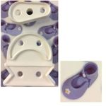 Marcador de Plastico Sapatinho de Bebe Para Decorar Chá de Bebe