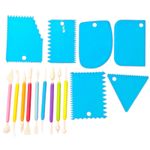 Kit Estecas e Raspadores Para Confeitaria