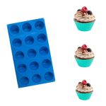 Forma de Silicone Mini cupcake para Doces