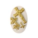 Molde de Silicone Religião - Cruzes Arabesco 4 Cav