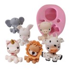 Molde De Silicone Animais Universal Mod 2