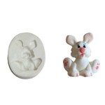 Molde De Silicone Coelho Fofo