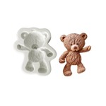 Molde de Silicone Urso Ursinho Acenando