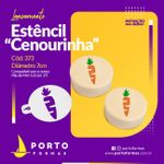 Stencil Pão de Mel Páscoa Cenoura C-373