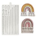 Molde de Silicone Texturas de Cordas Barbantes Nós