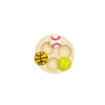 Molde de Silicone Bolas de Basquete Baseboll e Tenis