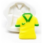 Molde de Silicone Futebol - Camisa Do Brasil