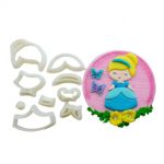 Cortador de Princesas 6,5cm Escolha 1 Un