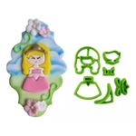 Cortador de Princesas 6,5cm Escolha 1 Un