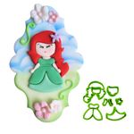 Cortador de Princesas 6,5cm Escolha 1 Un