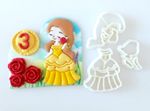 Cortador de Princesas 8,5cm Escolha 1 Un