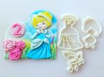 Cortador de Princesas 8,5cm Escolha 1 Un