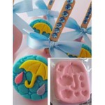 Molde De Silicone Chuva de Amor Confeit. E Biscuit