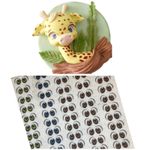 Olhos Comestiveis Universalzinho PP 65 Pares