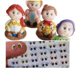 Olhos Comestiveis Universalzinho Micro 0,4cm 78 Pares