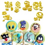 Kit Cortadores Baby Looney Tunes 6 Un