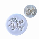 Carimbo Marcador Oh Baby Com Pezinhos 6cm