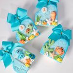 Molde de Silicone Animais e Itens do Fundo do Mar 10 Cav