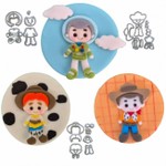 Kit Cortadores Toy Story Cute 6,5cm 3 Un