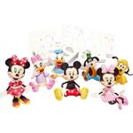 Kit Moldes de Silicone Turma do Mickey Completo 3D 7 Pçs