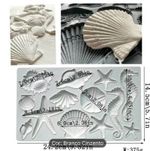 Molde de Silicone Fundo do Mar Realista 13 Cav