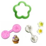 Molde de Silicone Flor Cerejeira + Cortador Mod 2
