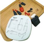 Molde de silicone maquiagem para confeitar