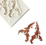 Molde de Silicone Arabescos para Decorar Festas