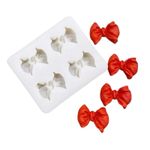Molde de Silicone 4 Mini Laços