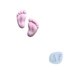 Molde de Silicone Chá de Bebê - Mini Pés Pezinhos
