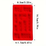 Forma de Silicone Peças de Lego 10 Cav