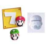Molde de Silicone Rosto do Mario Bros