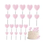 Kit Cake Topper Coração / Topo de Bolo Escolha a Cor