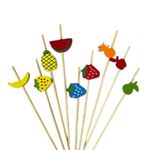 Palitos de Bambu Decorativos Para Hambúrguer Escolha Mod 2