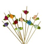 Palitos de Bambu Decorativos Para Hambúrguer Escolha Mod 1