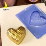 Forma Coração Matelassê Especial 3 Partes C-84
