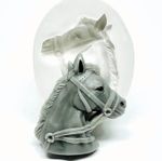 Molde de Silicone Cavalo Para Decorar Fazendinha