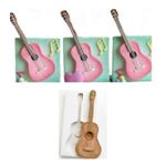Molde de Silicone Violão Viola Para Decorar Musica
